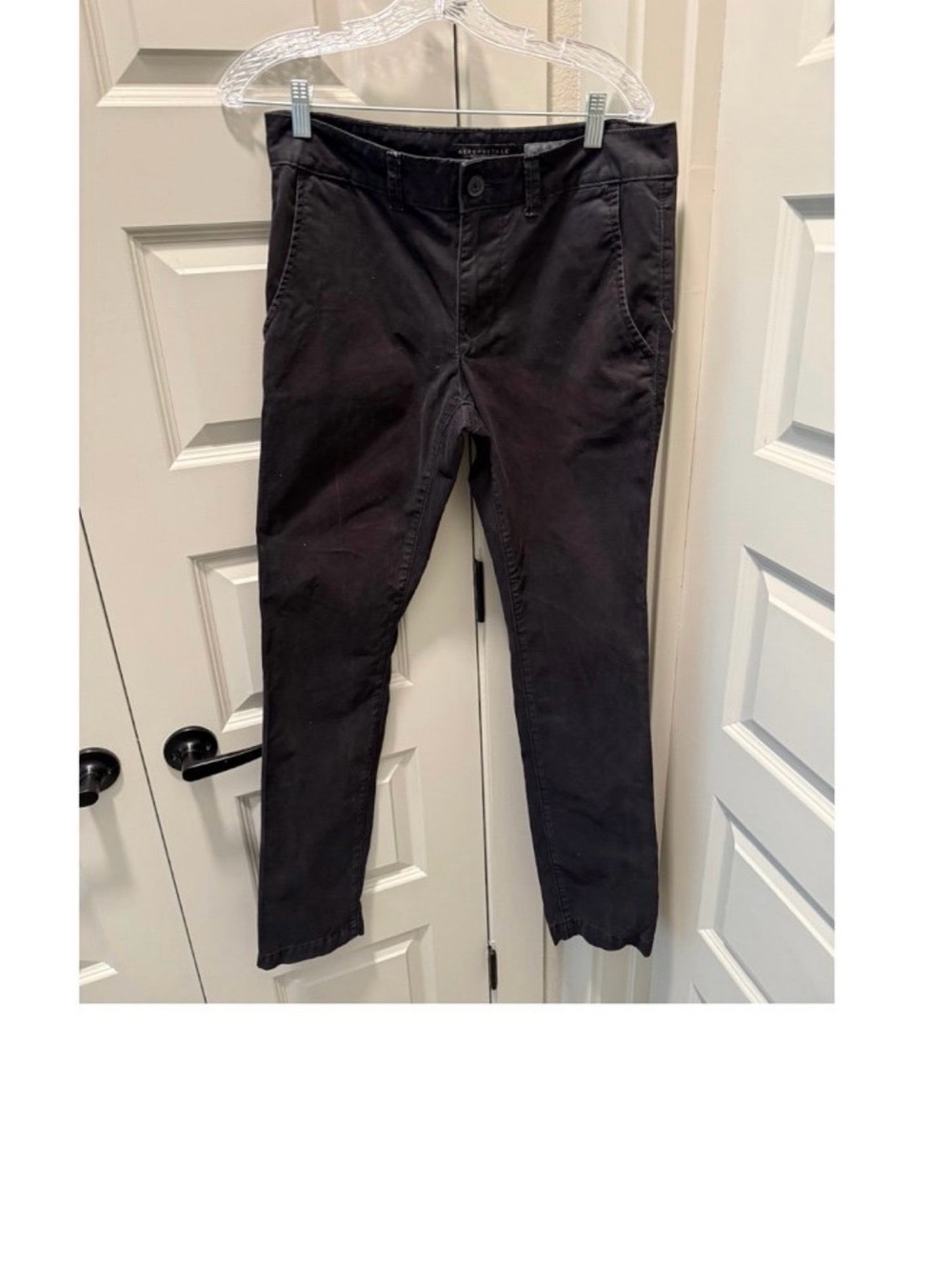 Men’s Aeropostale Black Slim Straight Pants